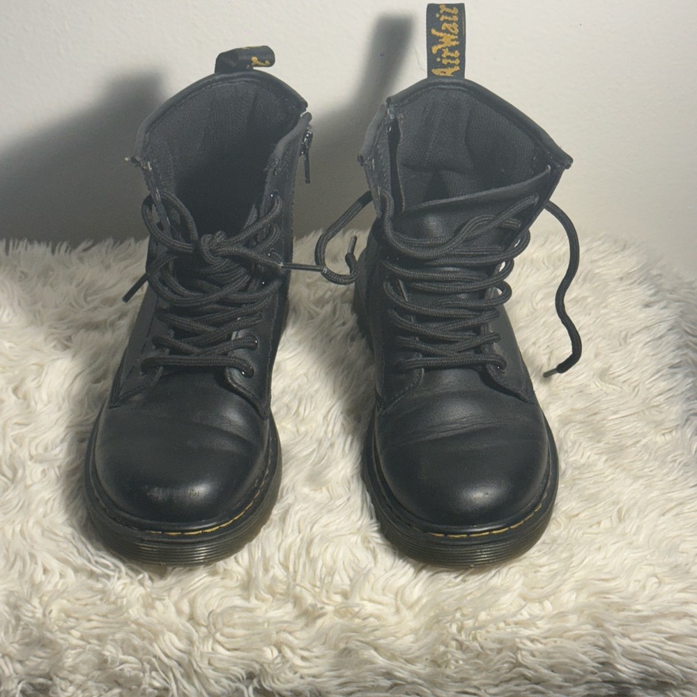 Dr. Martens Black Leather Boots